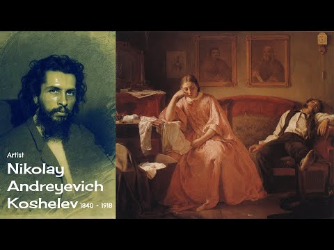 Artist Nikolay Andreyevich Koshelev (1840 - 1918) | Russian Painter, Illustrator and Muralist | WAA