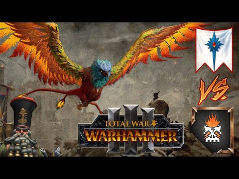 The Bane of Chaos Dwarfs? High Elves vs Chaos Dwarfs - Total War Warhammer 3