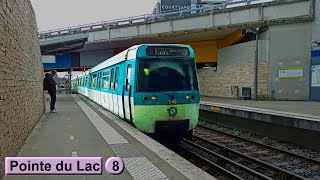 Pointe du Lac | Line 8 : Paris métro ( RATP MF77 )