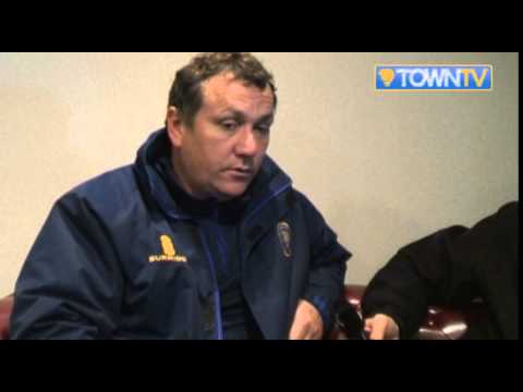 Micky Mellon pre Bury away 14/15 - Town TV