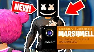 NEW! How to get the BLACK MARSHMELLO Outfit in Fortnite: Battle Royale *NEW* Easter egg in FORTNITE!
