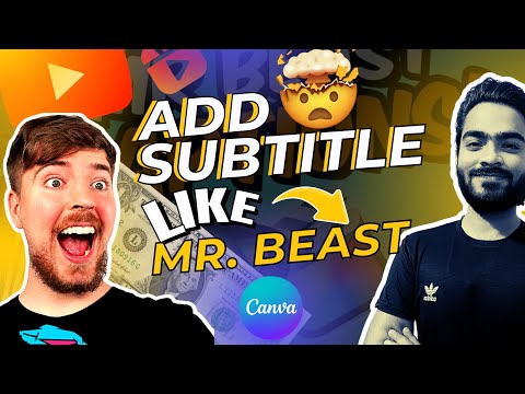 Canva Video Editing Tutorial How To Add Subtitle Like MrBeast In Canva Add Subtitle In Canva