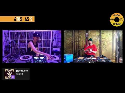 Jeyone's Funky DJ Friends 45th Birthday - DJ D & DJ Robert Smith 4 to 5 45s