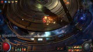 Path of Exile 3.18 Hierophant STR stack Shrapnel ballista