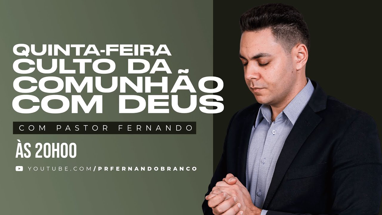 ONLINE - CULTO DA COMUNHÃO COM DEUS - QUINTA 09/01/2025