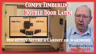 Installation and Product Guide - Compx Timberline Double Door Latch, Part 1