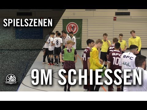 Entscheidungsschießen | Tennis Borussia U17 - BFC  Dynamo U17 (Halbfinale, BFV-Hallenmeisterschaft)