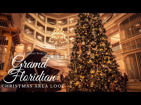 Grand Floridian Christmas Area Music Loop | Disney Ambient Sounds