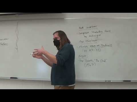 Modern British Literature Spring 2022   Joseph Conrad, Heart of Darkness, Pt  I