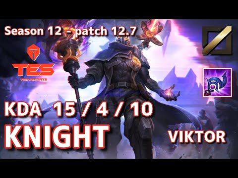 【KRサーバー/C1/Penta Kill】TES Knight ビクター(Viktor) VS サイラス(Sylas) MID - Patch12.7 KR Ranked【LoL】