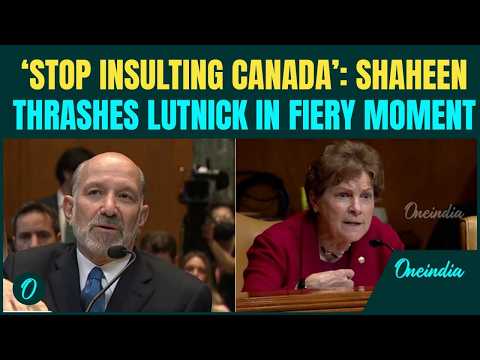 ‘Stop Insulting Canada’: U.S. Senator MINCES NO WORDS WITH Lutnick Over Hurting U.S.-Canada Ties