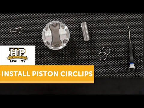 How To Install Piston Circlips / Wire Locks | [FREE LESSON]