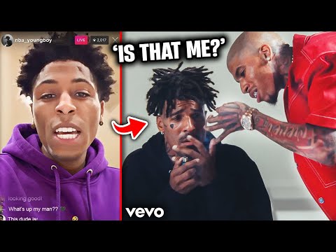 NBA YoungBoy Reacts to NLE The Great - KO (Official Music Video)