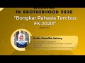 "BONGKAR RAHASIA TEMBUS FK 2020" Bersama Kak Fatin Camilla Azhary "BONGKAR RAHASIA TEMBUS FK 2020" Bersama Kak Fatin Camilla Azhary