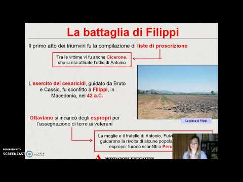 La guerra tra Antonio e Ottaviano