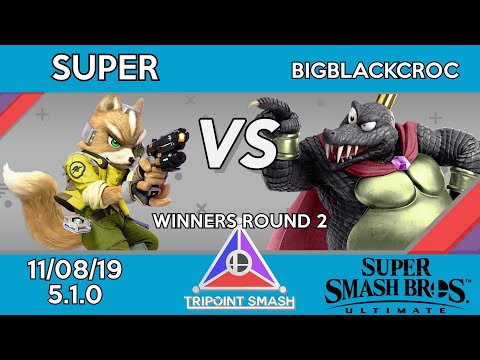 Tripoint Smash 85 - Winners Round 2 - Super(Fox) Vs. BigBlackCroc(King K Rool)