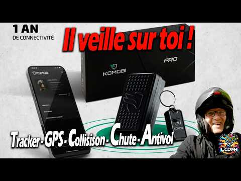 Test Komobi GPS antivol détection chute moto