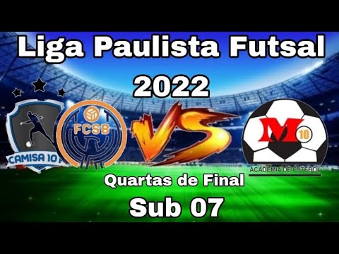 Camisa 10 x M10 - Sub 07 / Liga Paulista Futsal 2022.