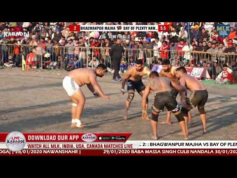 Semi 2 - Bagga Pind Kabaddi Cup 2020 - MLK - Bhagwanpur Vs. Bay of Plenty NZ