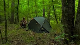 Overnight Solo Camping The Cahaba River + 2 Snakes !!