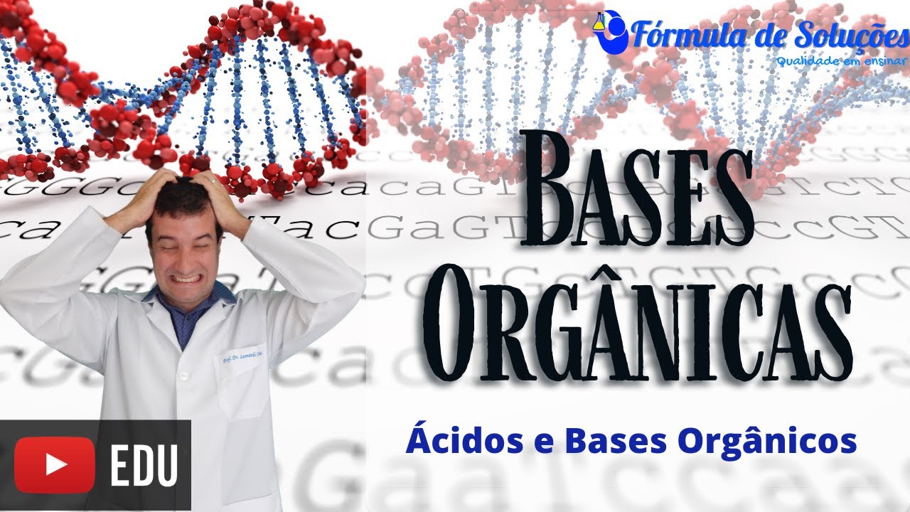 Bases Orgânicas - Aula 04 | #acidoebaseorganicos #youtubeedu