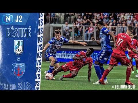 J2 I USL Dunkerque – US Concarneau (0-1), le résumé | National FFF 2022-2023