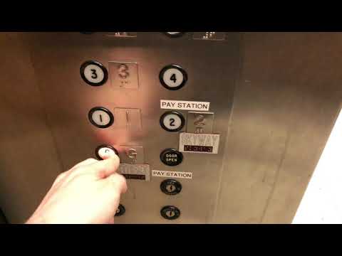 Vintage Lagerquist (Dover) Elevators at Government Center Parking Ramp 2018