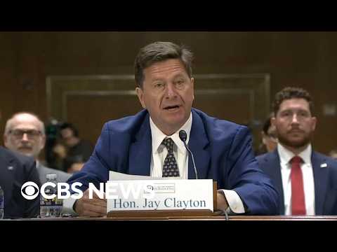 Trump's intelligence head pick Jay Clayton gives opening statement at Senate committee hearing