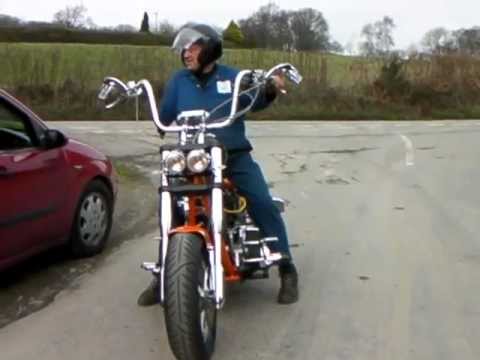 harley bobber first ride new build