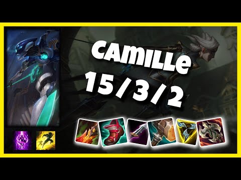 Camille vs Jax KOREAN Challenger TOP (15/3/2) - v10.24