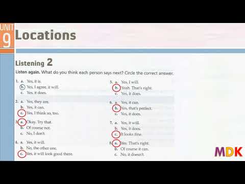 Tactics for Listening Third Edition Basic Unit 9 Locations