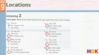 Tactics for Listening Third Edition Basic Unit 9 Locations