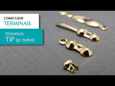How to Use a Terminal Tip to Assemble Semi-Jewelry - Pedra Mística