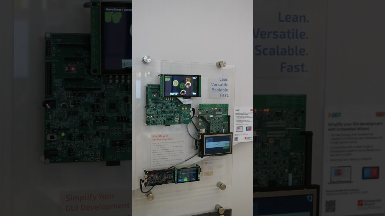 Embedded Wizard Demo at NXP Booth | embedded_world_official 2025 #nxp #gui #embeddedworld