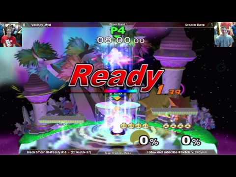 Break Smash #18   SSBM W1   Vestboy Myst VS Scooter Dave