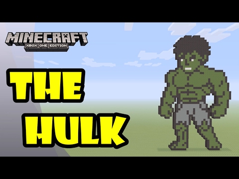Minecraft: Pixel Art Tutorial and Showcase: The HULK (Thor: Ragnarok)