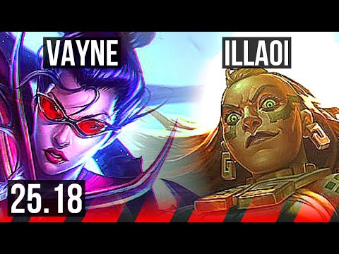 VAYNE vs ILLAOI (TOP) | 600+ games | EUW Master | 25.18