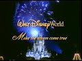 Make A Wish 1998 Walt Disney World Promo VHS