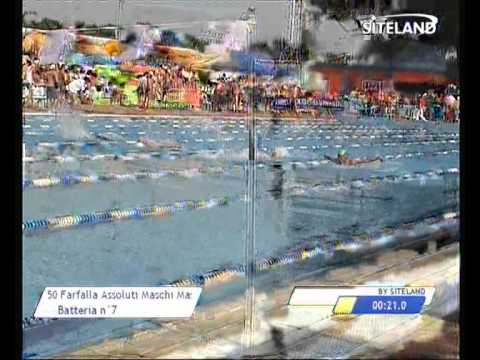 Serie 7 dei 50 Farfalla  Assoluti Maschi Master - 11 Memorial Andrea Bettiol