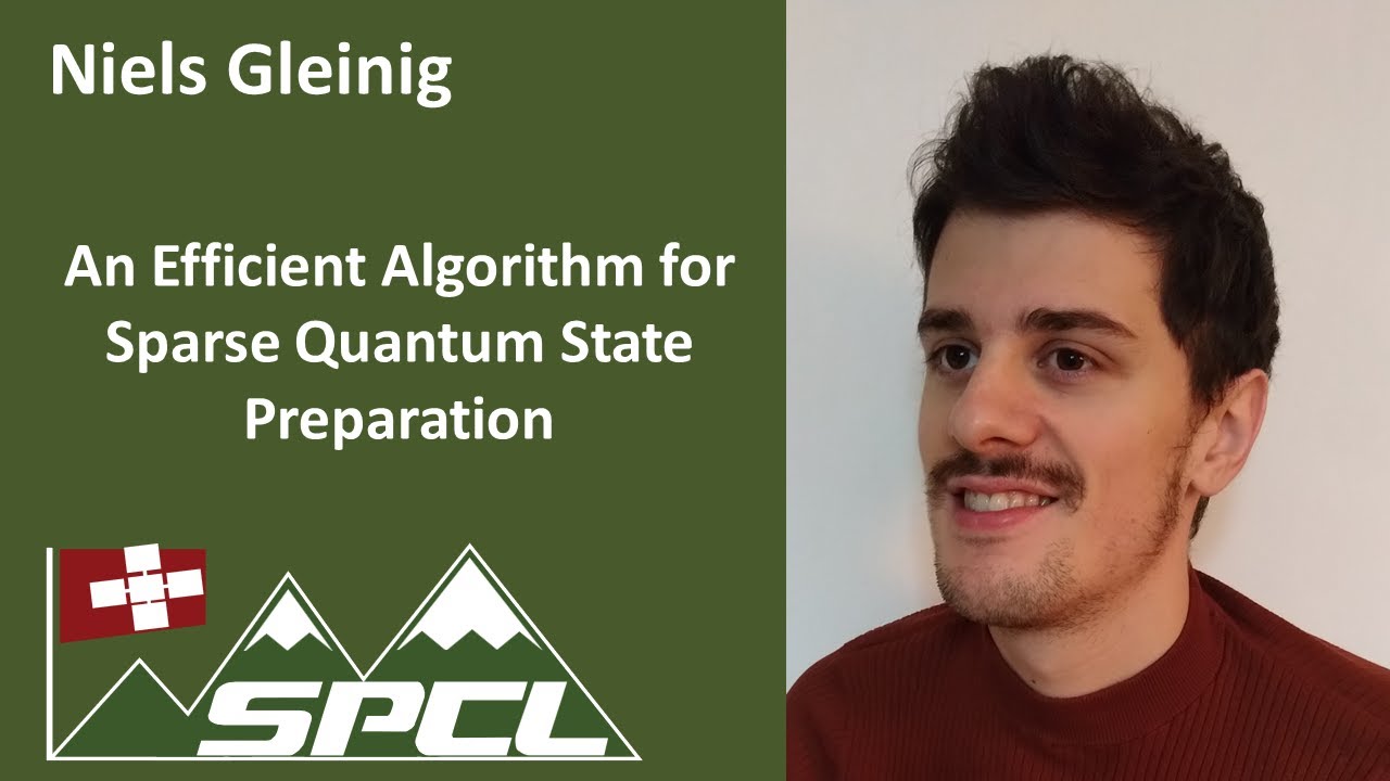 An Efficient Algorithm for Sparse Quantum State Preparation