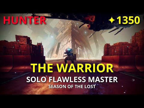 The Warrior - Solo Flawless 1350 Master Empire Hunt | Destiny 2 (PS5)
