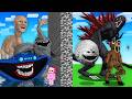 Every Minecraft LAND VS SEA MONSTER In Minecraft Build Battle