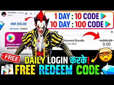 FREE REDEEM CODES INSTANT 🤩 | 250 REDEEM CODE FREE | HOW TO GET GOOGLE PLAY STORE REDEEM CODES FREE