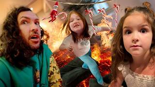 HOT LAVA inside our HOUSE!! Christmas Eve Challenges and special Family Play with Adley Niko & Navey