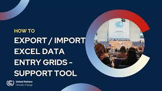 How to export or import Excel data entry grids - Support Tool