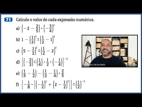 MATEMÁTICA 7º ANO - Expressões numéricas com números racionais