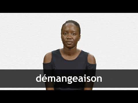 How to pronounce DÉMANGEAISON in French