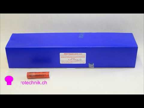 Knallpatrone weiss Nr. 725 von Zink im Feuertopf mit 7 Stk