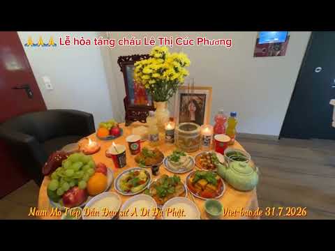 Lễ hỏa táng cháu Lê Thị Cúc Phương tại CHLB Đức