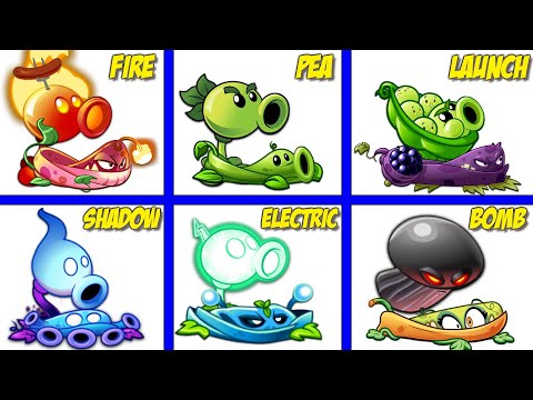 PvZ 2 Compare 6 Pairs Plant & Vine Have The Same Skills - Which Team Plant Will Win?